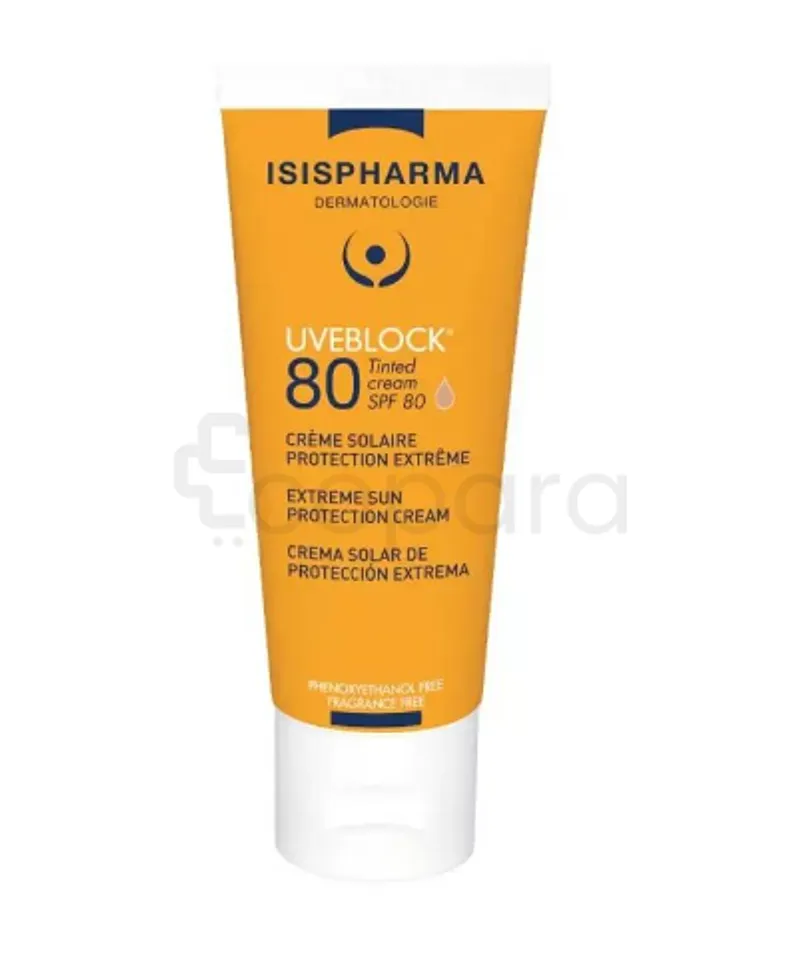 ISISPHARMA UVEBLOCK 80 TINTED CREAM 40ML REFERENCE COIVISI018