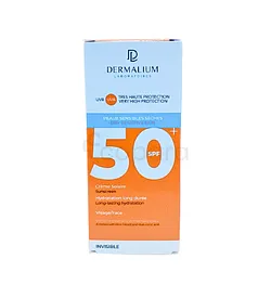 DERMALIUM CREME SOLAIRE INVISIBLE SPF50+ PEAUX SENSIBLES SECHES 50ML