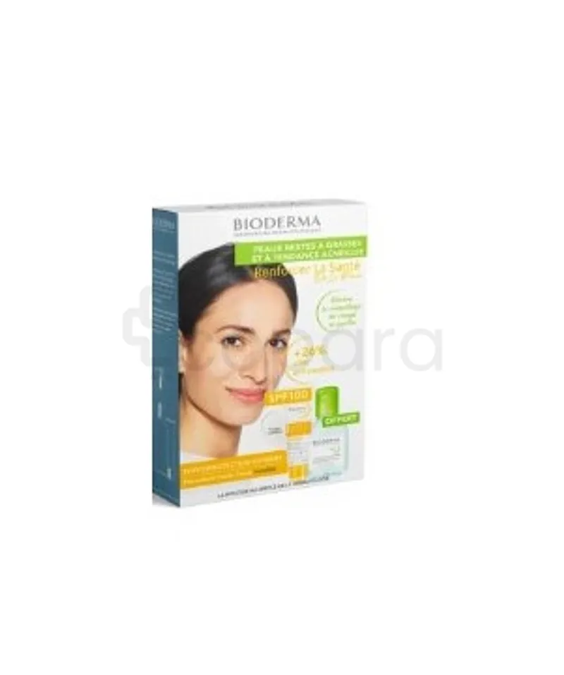 BIODERMA COFFRET PHOTODERM TEINTE CLAIRE SPF100 40ML + SEBIUM GEL MOUSSANT 100ML OFFERT