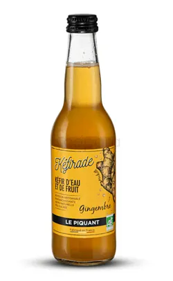 KEFIRADE KEFIR D'EAU ET FRUIT GINGEMBRE 330ML