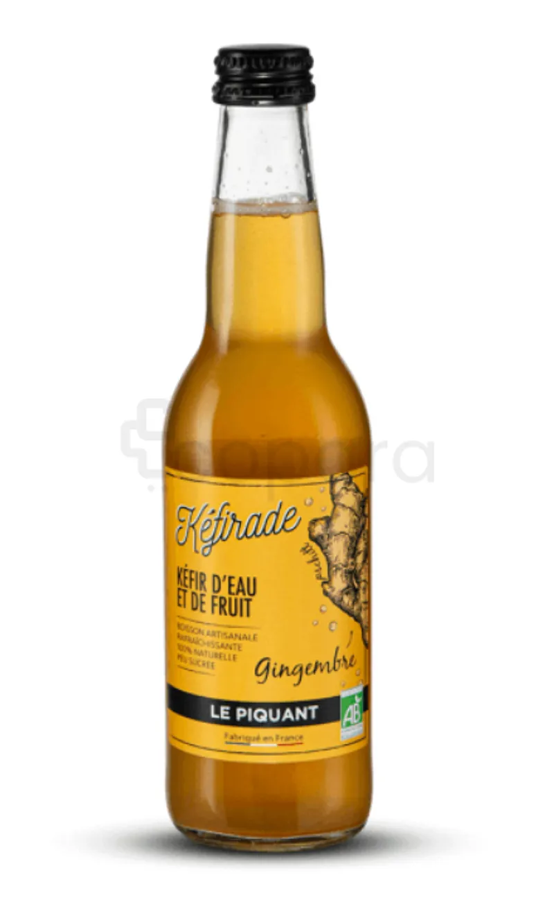 KEFIRADE KEFIR D'EAU ET FRUIT GINGEMBRE 330ML