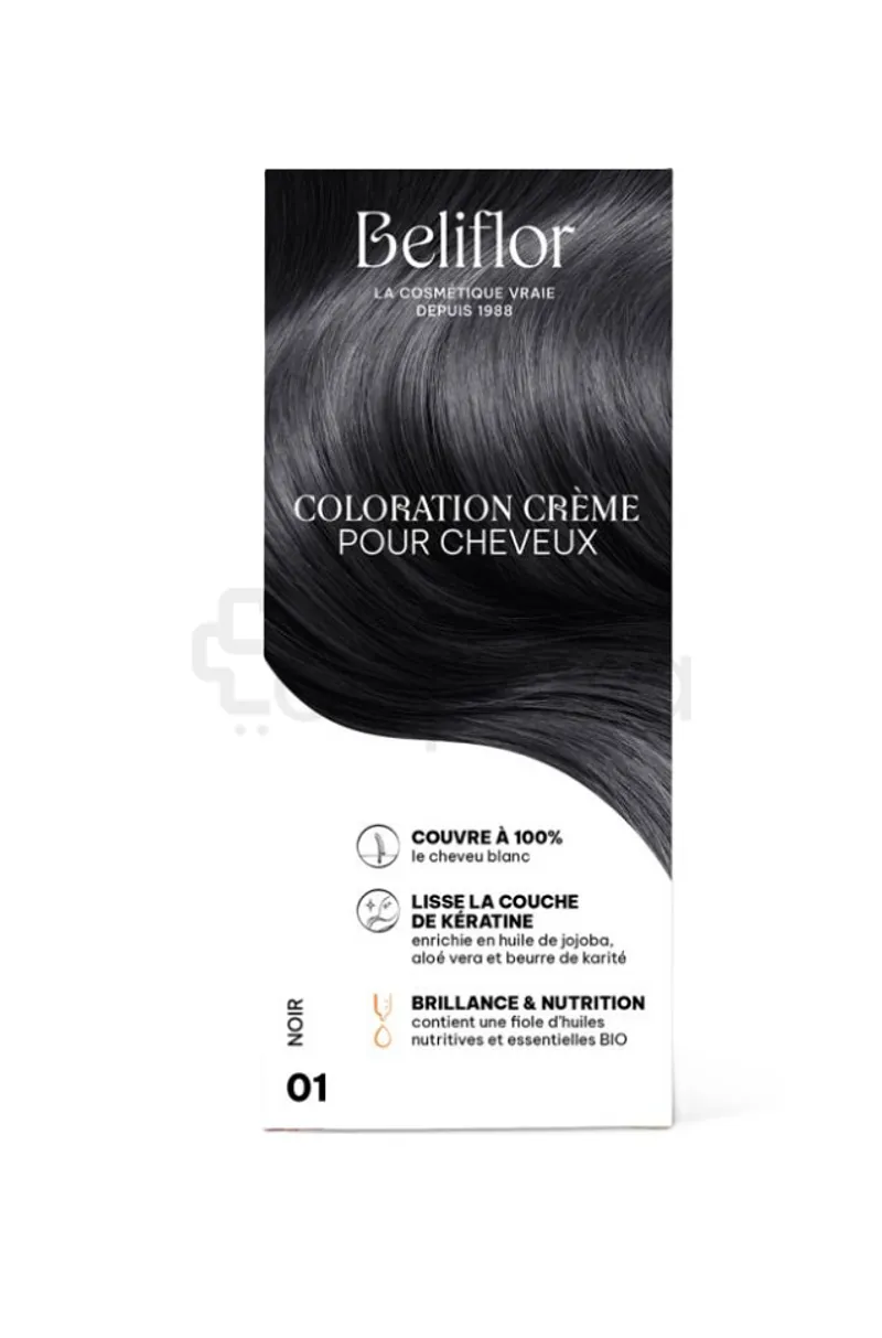 BELIFLOR COLORATION CREME NUMERO 01 NOIR 120ML