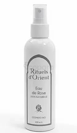 RITUELS D'ORIENT EAU DE ROSE NATURELLE 200ML
