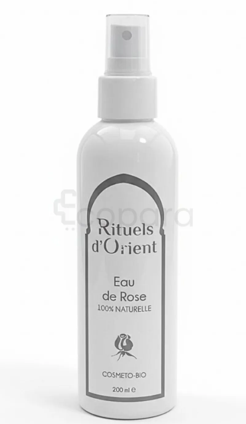RITUELS D'ORIENT EAU DE ROSE NATURELLE 200ML