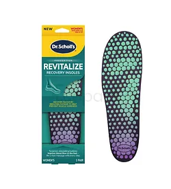 DR SCHOLL'S REVITALIZE RECOVERY INSOLES WOMEN BOITE DE 1