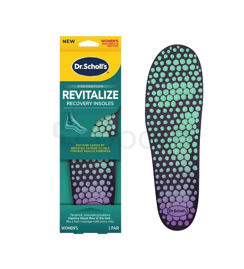 DR SCHOLL'S REVITALIZE RECOVERY INSOLES WOMEN BOITE DE 1