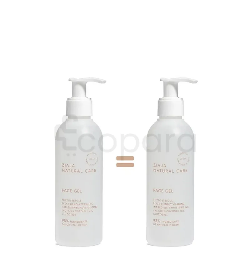 ZIAJA PACK NATURAL CARE GEL NETTOYANT 200ML + NATURAL CARE GEL NETTOYANT 200ML