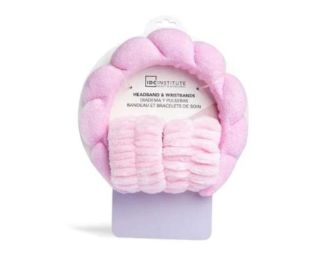 IDC INSTITUTE SKINCARE SET BANDEAU + BRACELETS