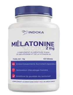 INDOKA MELATONINE 2MG BOITE DE 60 GELULES