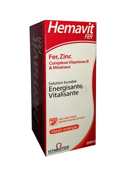 HEMAVIT FER LIQUIDE 200ML SIROP