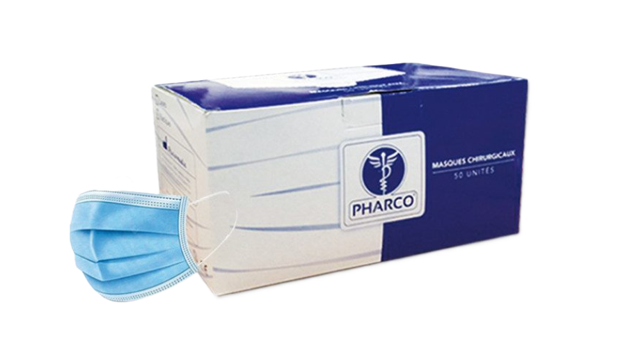 HARCO MASQUES CHIRURGICAUX BLANC BOITE DE 50