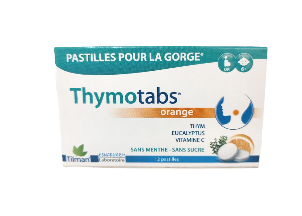 THYMO TABS ORANGE BOITE DE 12 COMPRIMES PM