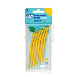TETE INTERDENTAL ANGLE JAUNE 0.7MM TAILLE 4 BOITE DE 6