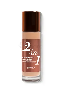 ABSOLUTE NEW YORK ABNY 2IN1 FOUNDATION CONCEALER NEUTRAL SHELL REFERENCE MFFC02