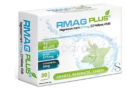 RMAG PLUS 375MG ES MELISSE MAGNESIUM MARIN VITAMINE B6 B30 COMPRIMES