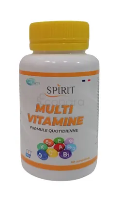 SPIRIT MULTIVITAMINES 400MG BOITE DE 60 COMPRIMES
