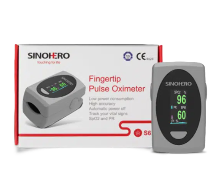 SINOHERO OXYMETRE FINGERTIP PULSE OXIMETER S9