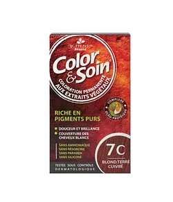 COLOR ET SOIN 7C BLOND TERRE CUIVRE 135ML