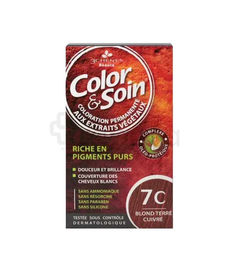 COLOR ET SOIN 7C BLOND TERRE CUIVRE 135ML