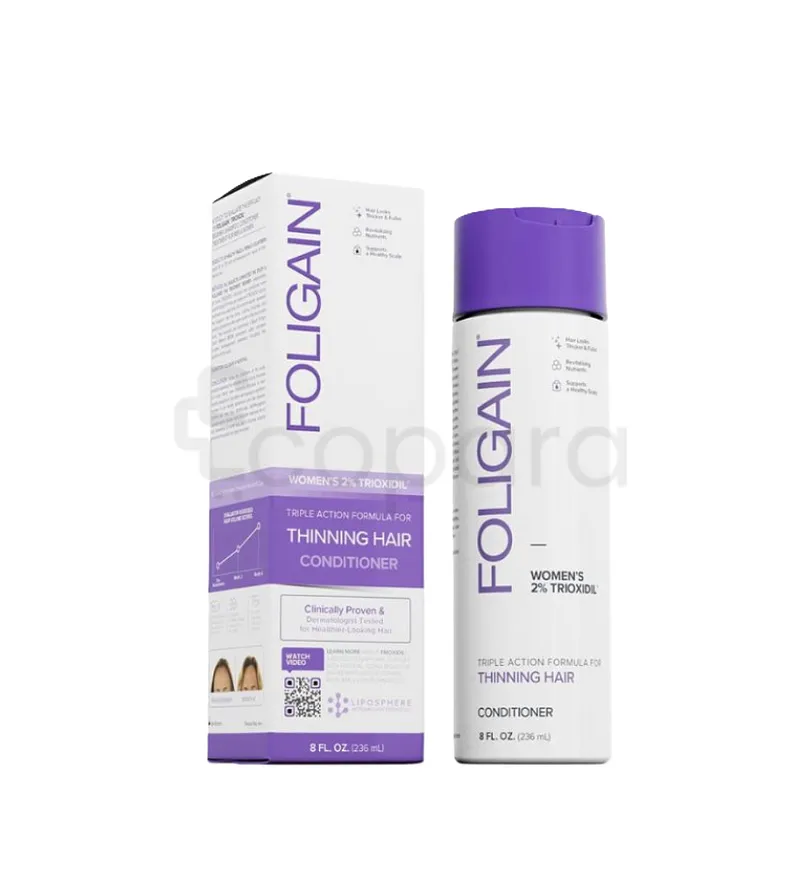 FOLIGAIN TRIPLE ACTION CONDITIONER TRIOXIDIL 2% FEMMES 236ML