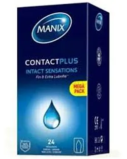 MANIX CONTACT PLUS BOITE DE 24