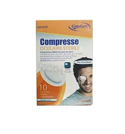 COMFORT COMPRESSE OCULAIRE STERILE ADULTE BOITE DE 10
