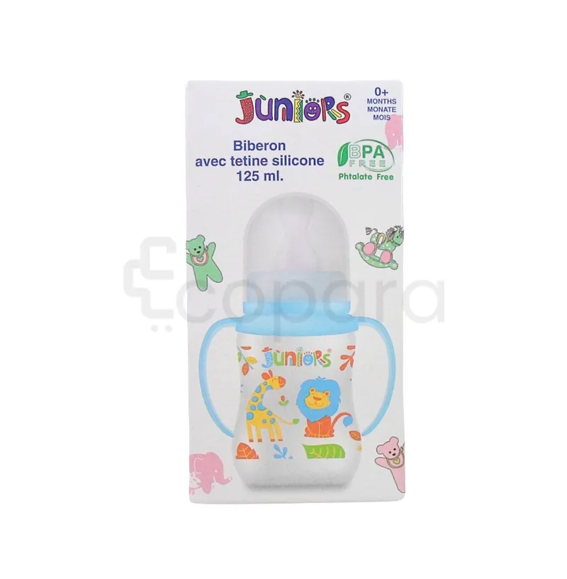 JUNIOR BIBERON PLASTIQUE 125ML PM