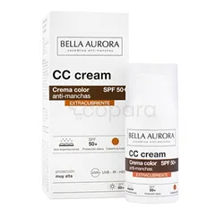 BELLA AURORA CC CREME ANTI-TACHES EXTRACOUVRANTE SPF50+ 30ML