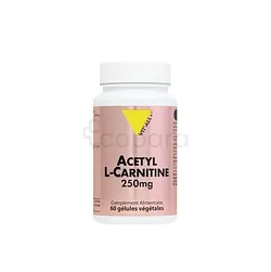 VITALL+ ACETYL L CARNITINE 250MG BOITE DE 60 GELULES