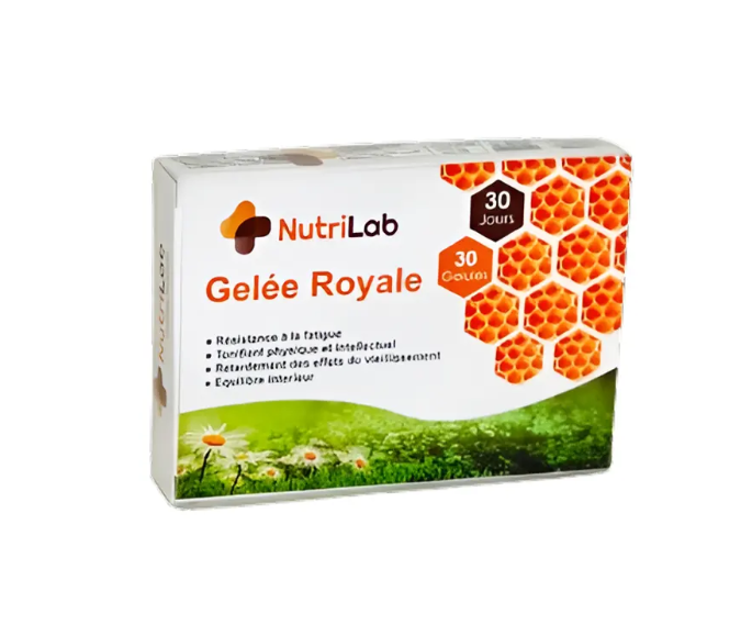 NUTRILAB GELEE ROYALE + POLLEN BOITE DE 30 GELULES