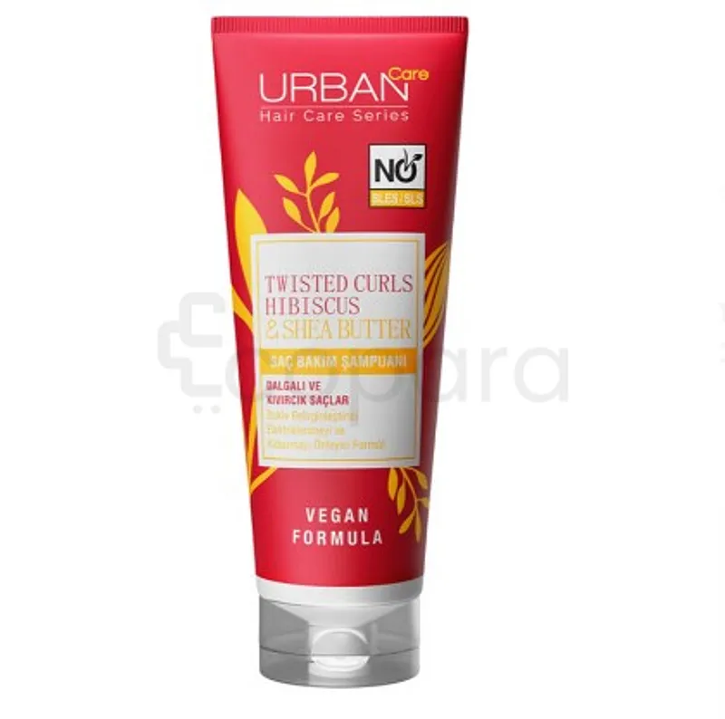 URBAN CARE TWISTED CURLS HIBISCUS & SHEA BUTTER SHAMPOOING 250ML