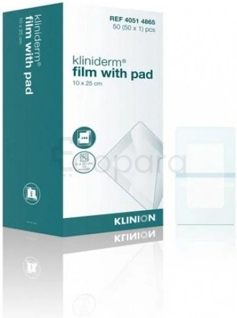 KLINIDERM FILM WITH PAD 10CM*25M