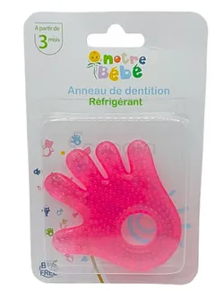 NOTRE BEBE ANNEAU DE DENTITION REFRIGERANT MAIN VERT REFERENCE BD253-4