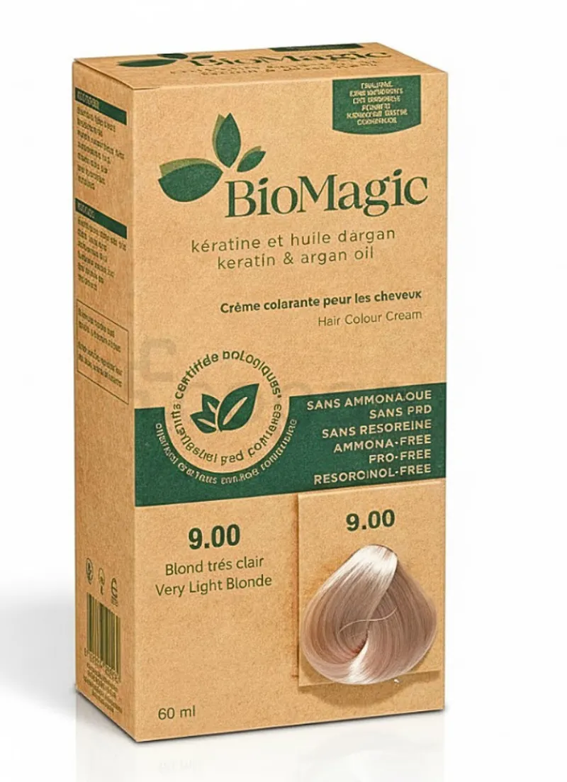 BIOMAGIC HAIR COLOR CREAM NUMERO 9/00 BLOND TRES CLAIR 250G