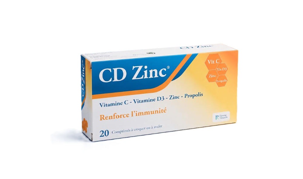 CD ZINC BOITE DE 20 COMPRIMES A CROQUER