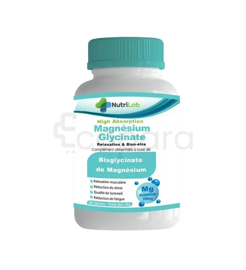 NUTRILAB MAGNESIUM GLYCINATE BOITE DE 60 GELULES