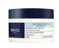 PHYTO SOLUTION CUIR CHEVELU GOMMAGE LAVANT PURIFIANT 200G