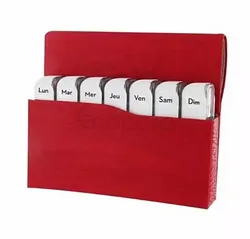 ANYCARE PILULIER MINI BOOK ROUGE REFERENCE PT94819
