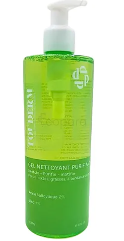 TOUDERM GEL NETTOYANT PURIFIANT 400ML