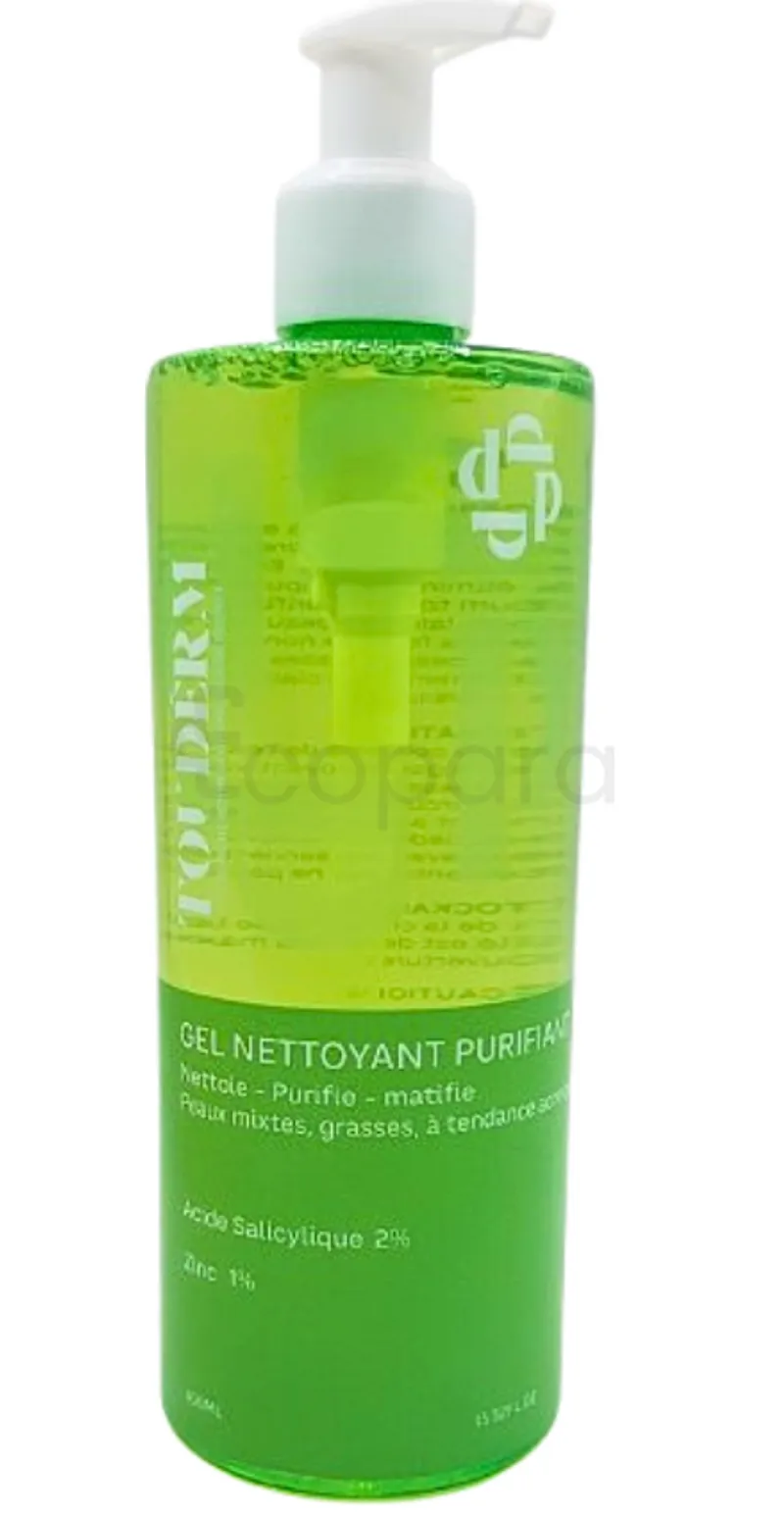 TOUDERM GEL NETTOYANT PURIFIANT 400ML