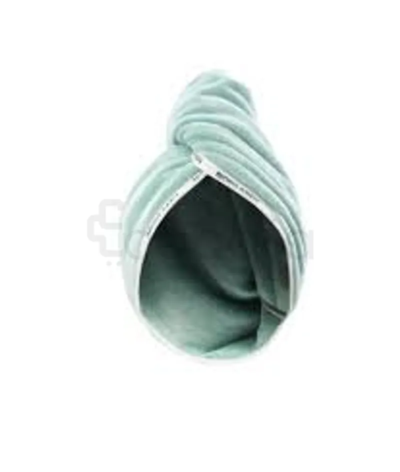 BJORN AXEN SERVIETTE TURBAN POUR CHEVEUX VERTE