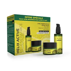 ARMONIA COSMETICA NATURAL HELIX ACTIVE REGENERATRICE PACK CREME VISAGE REGENERATRICE BAVE D'ESCARGOT 50ML + SERUM VISAGE BAVE D'ESCARGOT 30ML