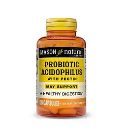 MASON NATURAL PROBIOTIC ACIDOPHILUS WITH PECTIN BOITE DE 100 CAPSULES
