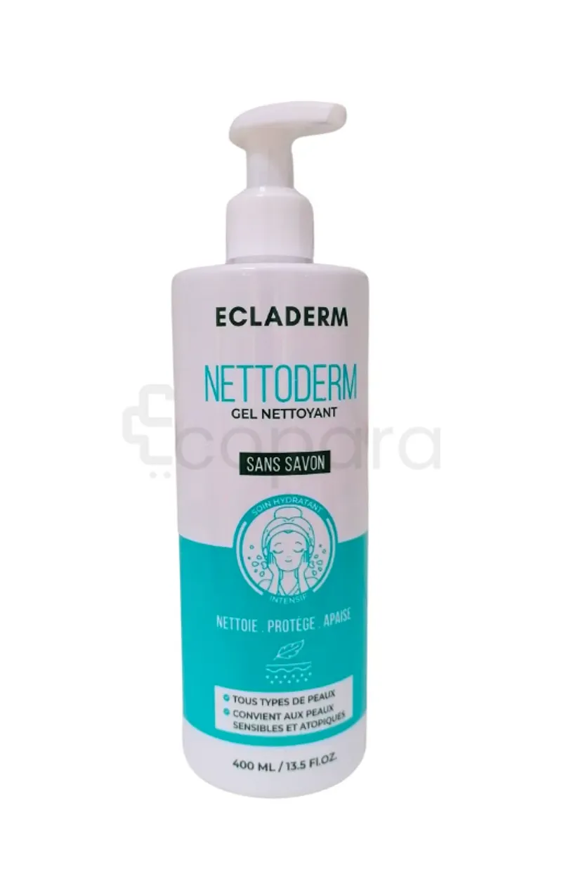 ECLADERM NETTODERM GEL NETTOYANT 400ML