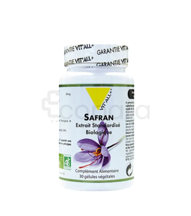 VITALL+ SAFRAN BOITE DE 30 GELULES