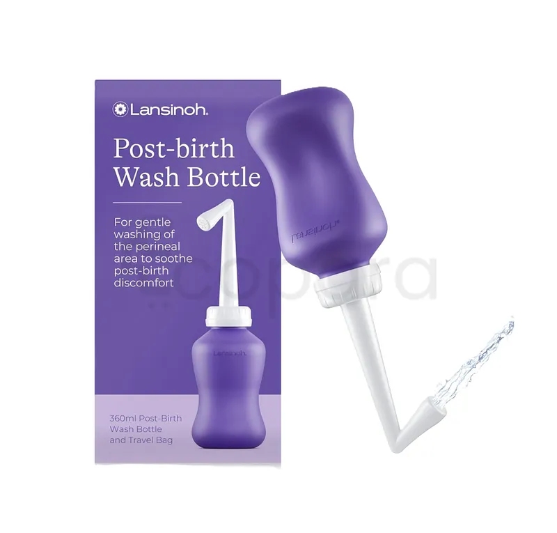 LANSINOH POST-BIRTH WASH BOTTLE DOUCHE INTIME PERINEE 360ML