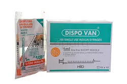DISPOVAN SERINGUE INSULINE 1ML BOITE DE 10