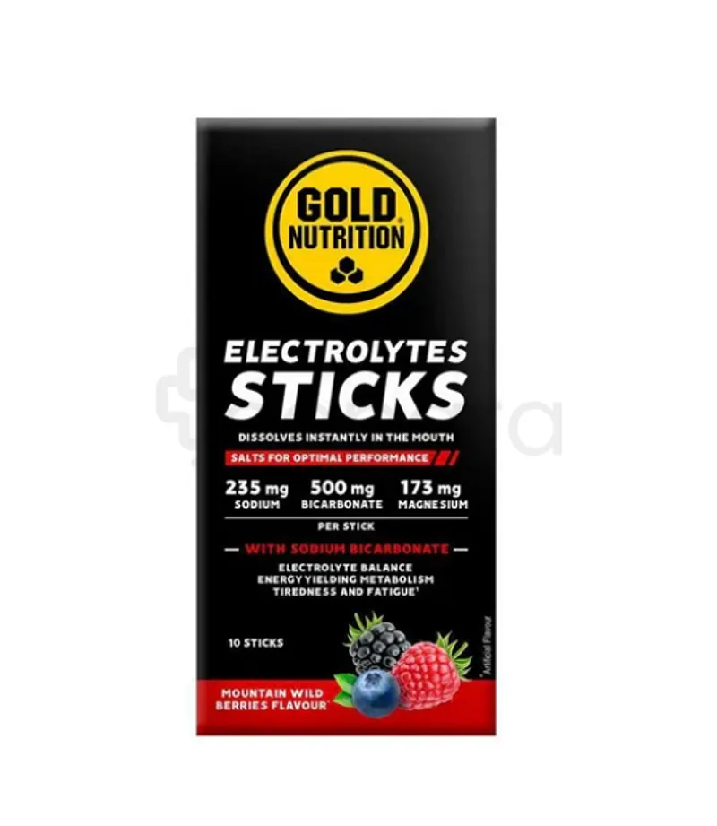 GOLD NUTRITION ELECTROLYTES WILD BERRIES BOITE DE 10 STICKS