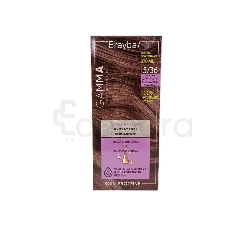 ERAYBA GAMMA NEXT CHATAIN CLAIR DORE BRUN 5/36 100ML