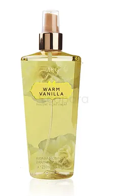 AQC BODY MIST WARM VANILLA 250ML REFERENCE 55004PD